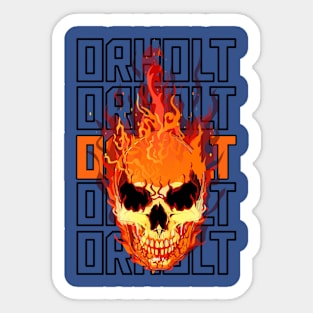 Orholt Skull Sticker